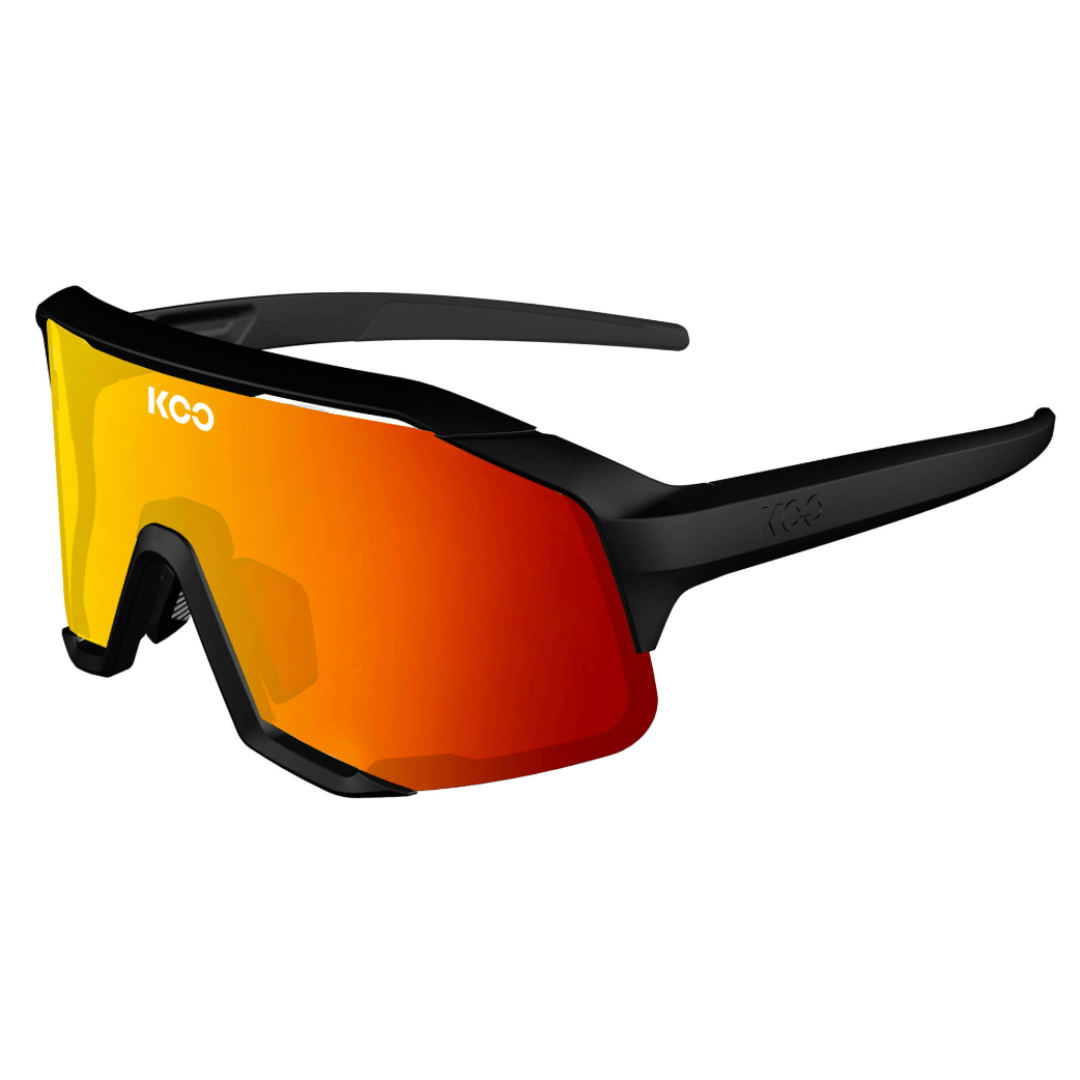 KOO Demos Glasses Matt Black/Red Apparel - Apparel Accessories - Sunglasses