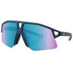 KOO Hype Glasses Dark Blue Matt/Turquoise Mirror Apparel - Apparel Accessories - Sunglasses