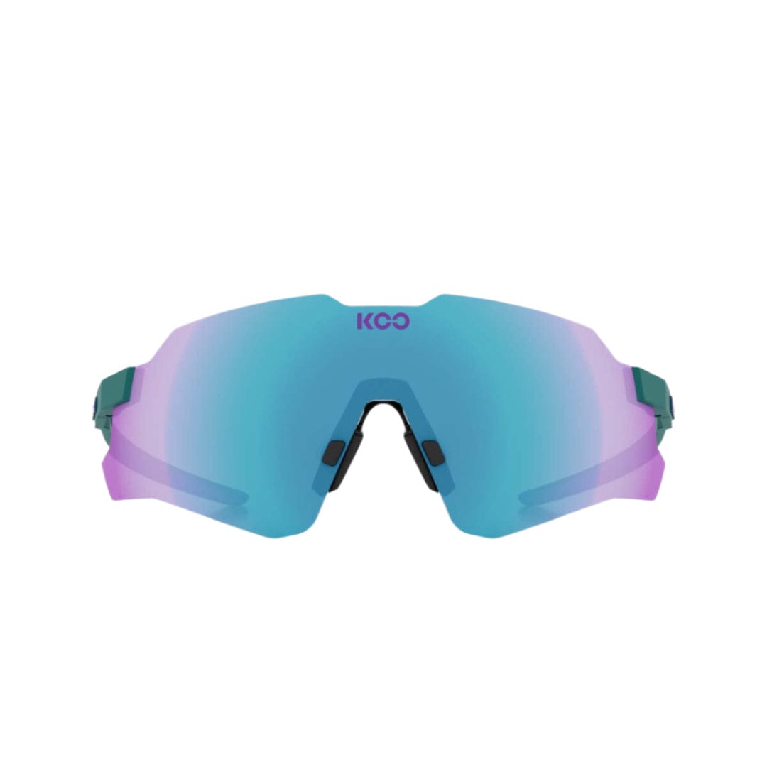 KOO Nebula Sunglasses Teal Matt / Dark Turquoise Mirror Apparel - Apparel Accessories - Sunglasses