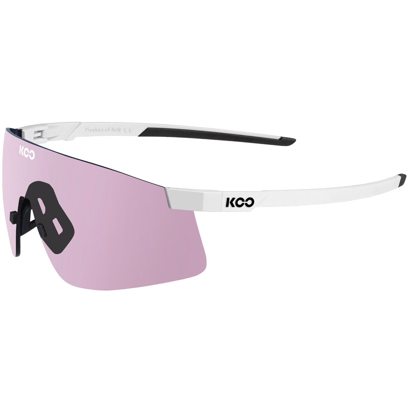 KOO Nova Glasses White Matt Photochromic Pink Apparel - Apparel Accessories - Sunglasses