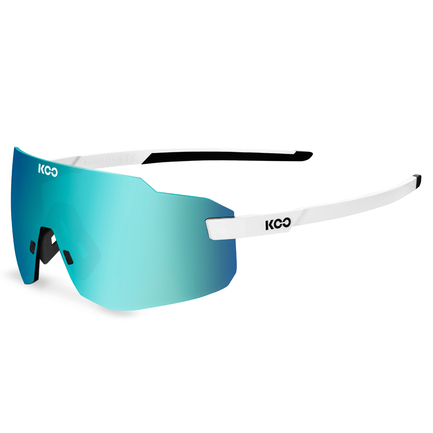 KOO Supernova Glasses White/Turquoise Apparel - Apparel Accessories - Sunglasses