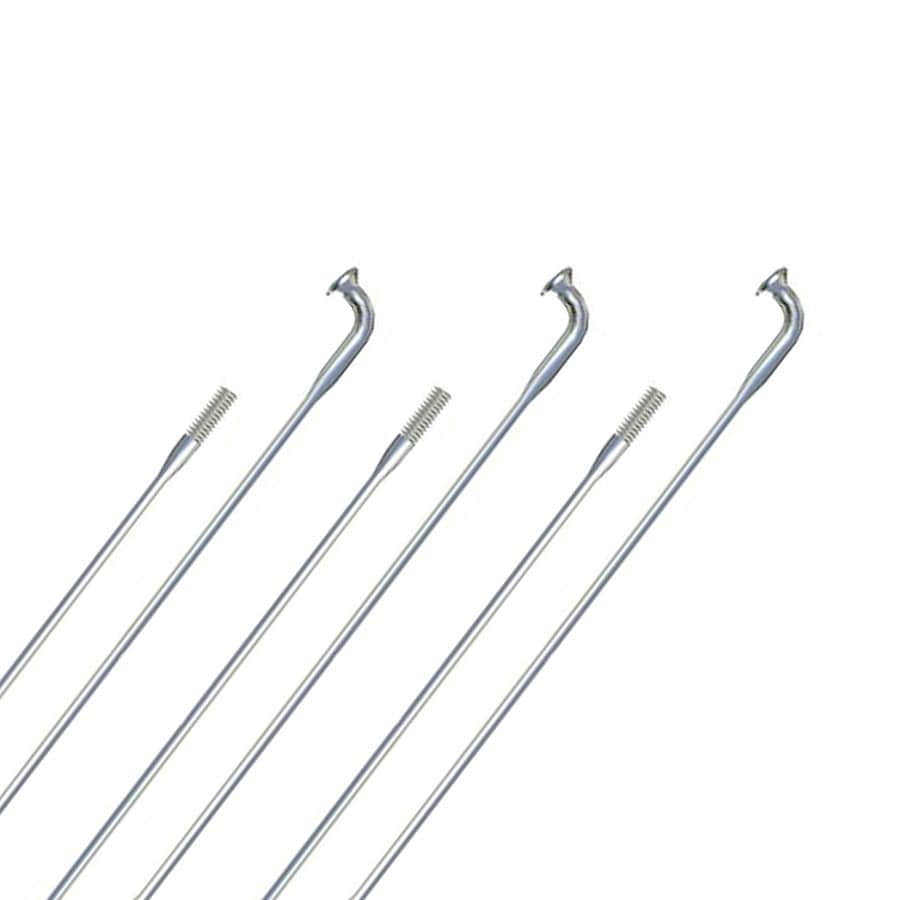 Laser Silver J-Bend Sapim, Laser, Spokes, Double Butted J-Bend, Silver, 2.0/1.5/2.0, Length: 310mm, No threads, Cut to size, 100pcs Spokes