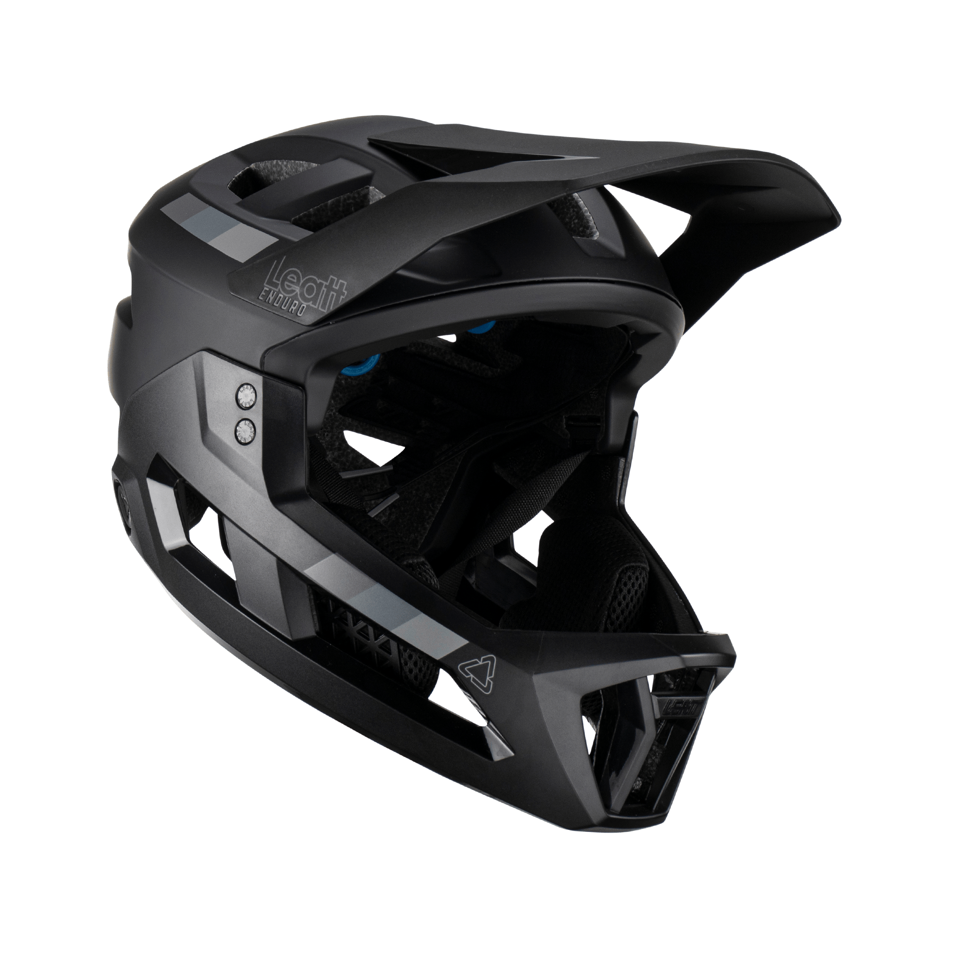 Leatt Protection Helmet MTB Enduro 2.0 Junior Stealth Black/Grey / XS Apparel - Apparel Accessories - Helmets - Mountain - Full Face