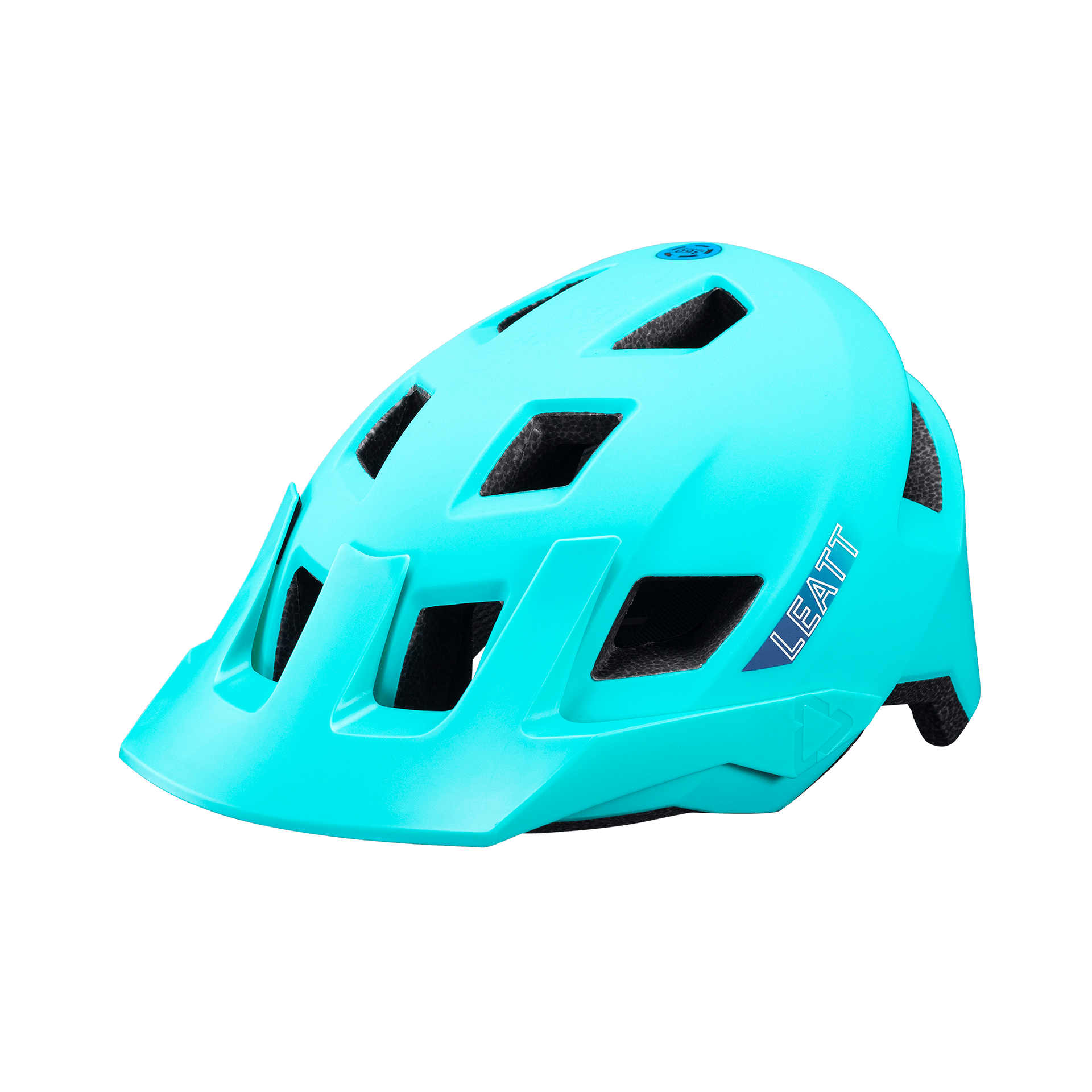 Leatt Protection MTB 1.0 All Mountain Helmet Junior Aqua Apparel - Apparel Accessories - Helmets - Mountain - Open Face