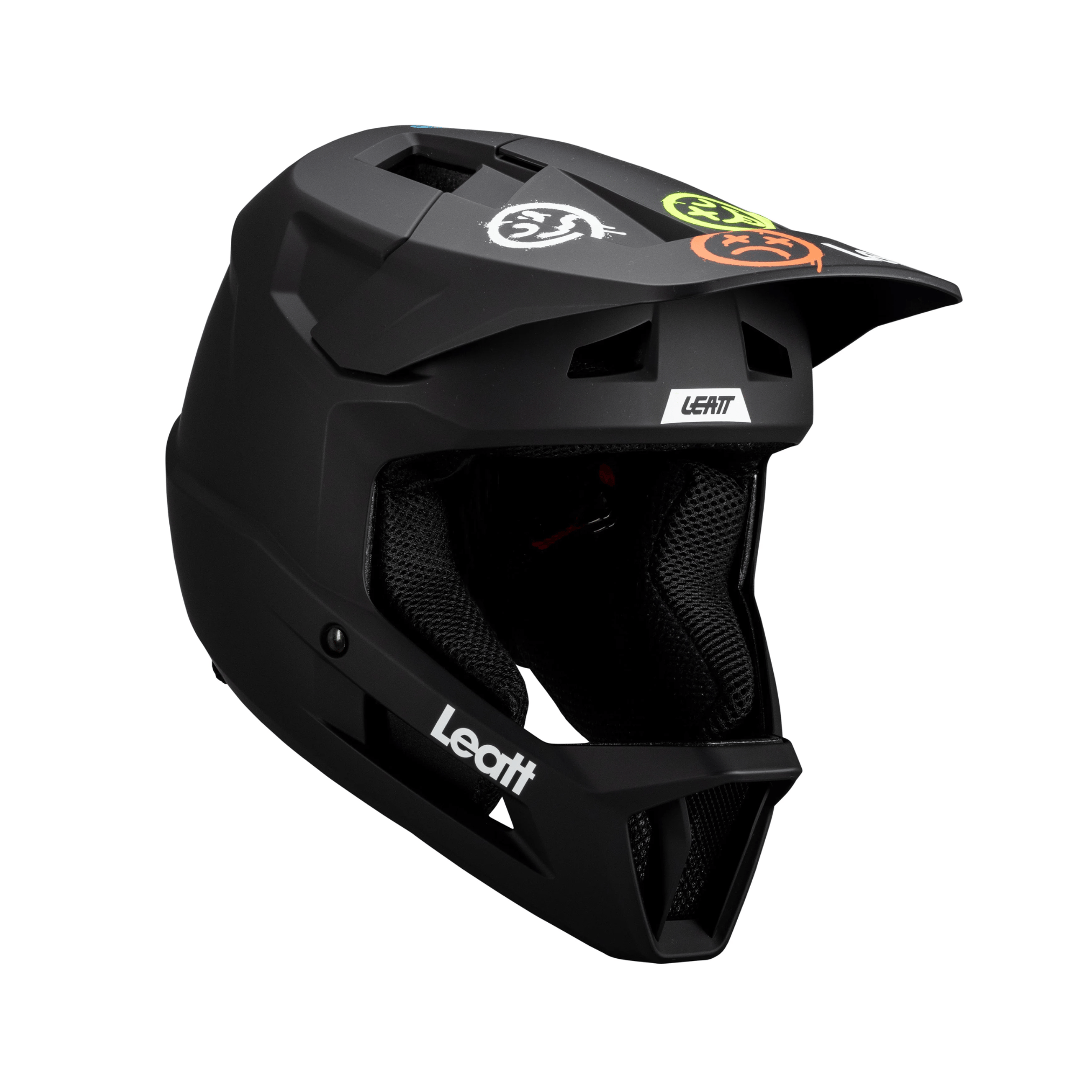 Leatt Protection MTB Gravity 1.0 Junior Helmet Black / XS Apparel - Apparel Accessories - Helmets - Mountain - Full Face