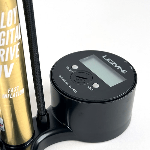 Lezyne 18K Digital HV Lezyne, 18K Digital HV, Floor Pump, ABS-1 Pro Chuck, Gold Floor Pumps