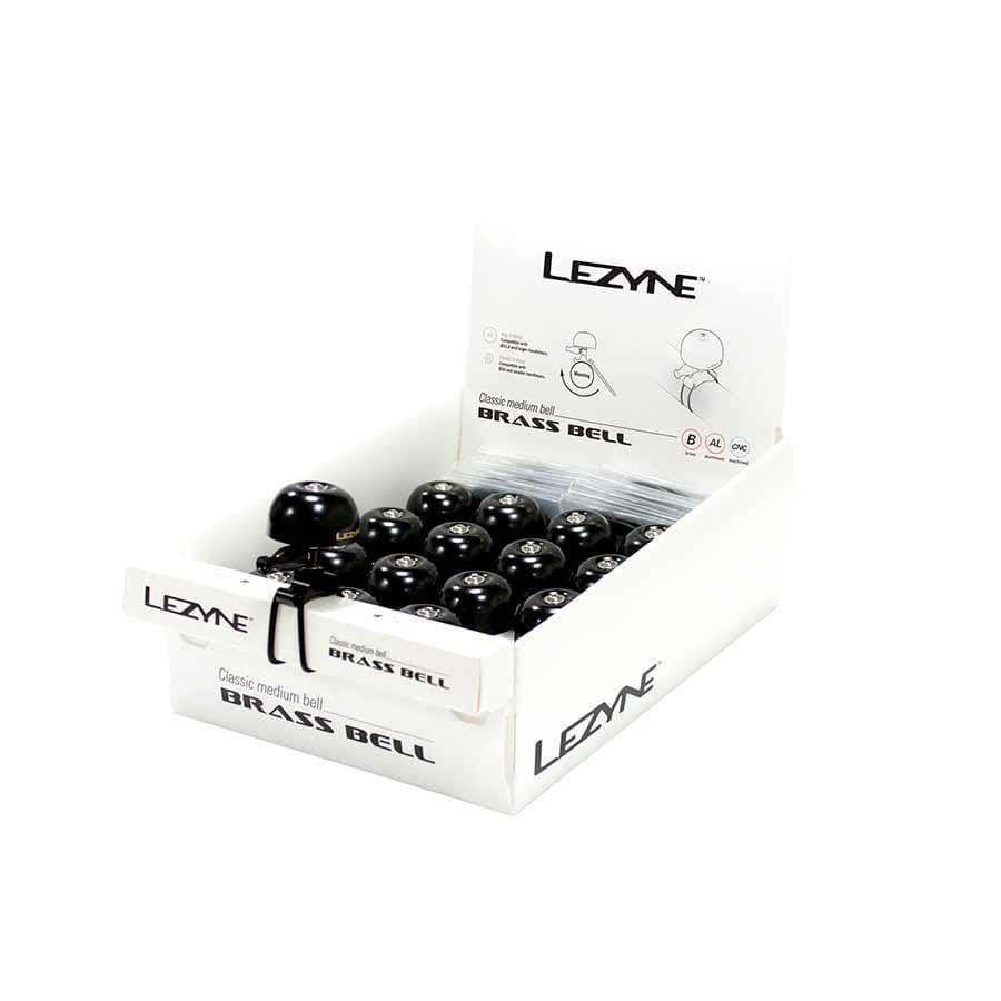 Lezyne Classic Brass Bell lack/Black, Medium, 14pcs Bells and Horns