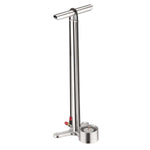 Lezyne CNC Floor Drive 3.5" Floor Pump ABS-1 Pro Chuck 220psi Silver Floor Pumps