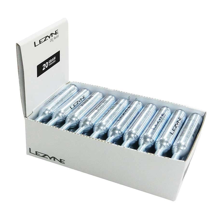 Lezyne CO2 Cartridge 2 Cartridge, 20g, Threaded, 30 pcs CO2 Cartridges