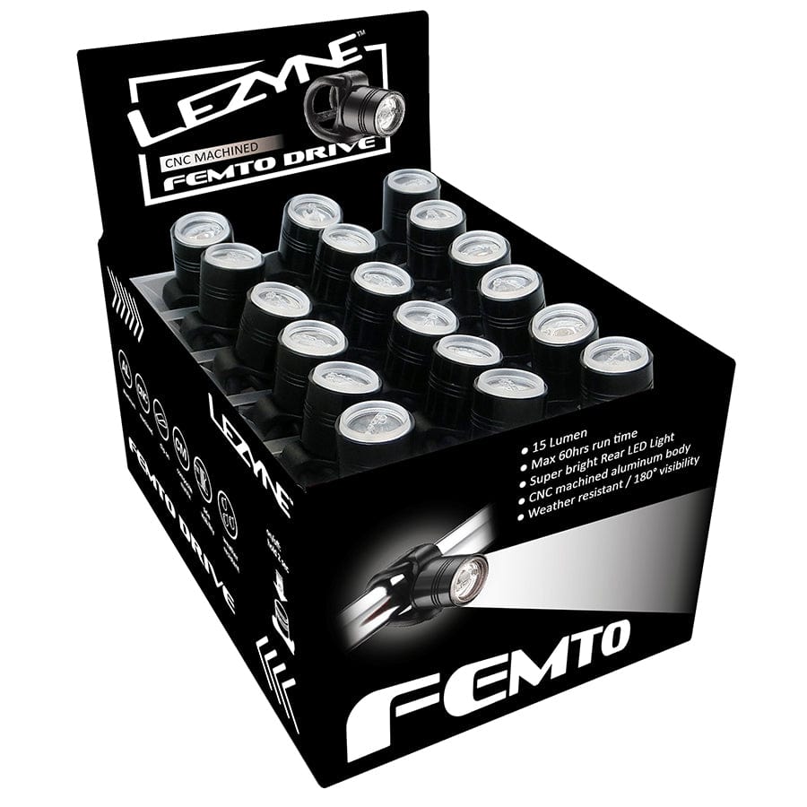 Lezyne Femto Counter Display front units Lights