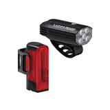 Lezyne Fusion Drive Pro 600/Strip Drive 300 Lezyne, Fusion Drive Pro 600/Strip Drive 300, Light, Set, Black Lights