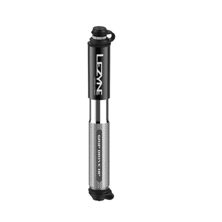 Lezyne Grip Drive HP Pump ABS Flip Chuck 120PSI Silver / 185mm Accessories - Hand Pumps