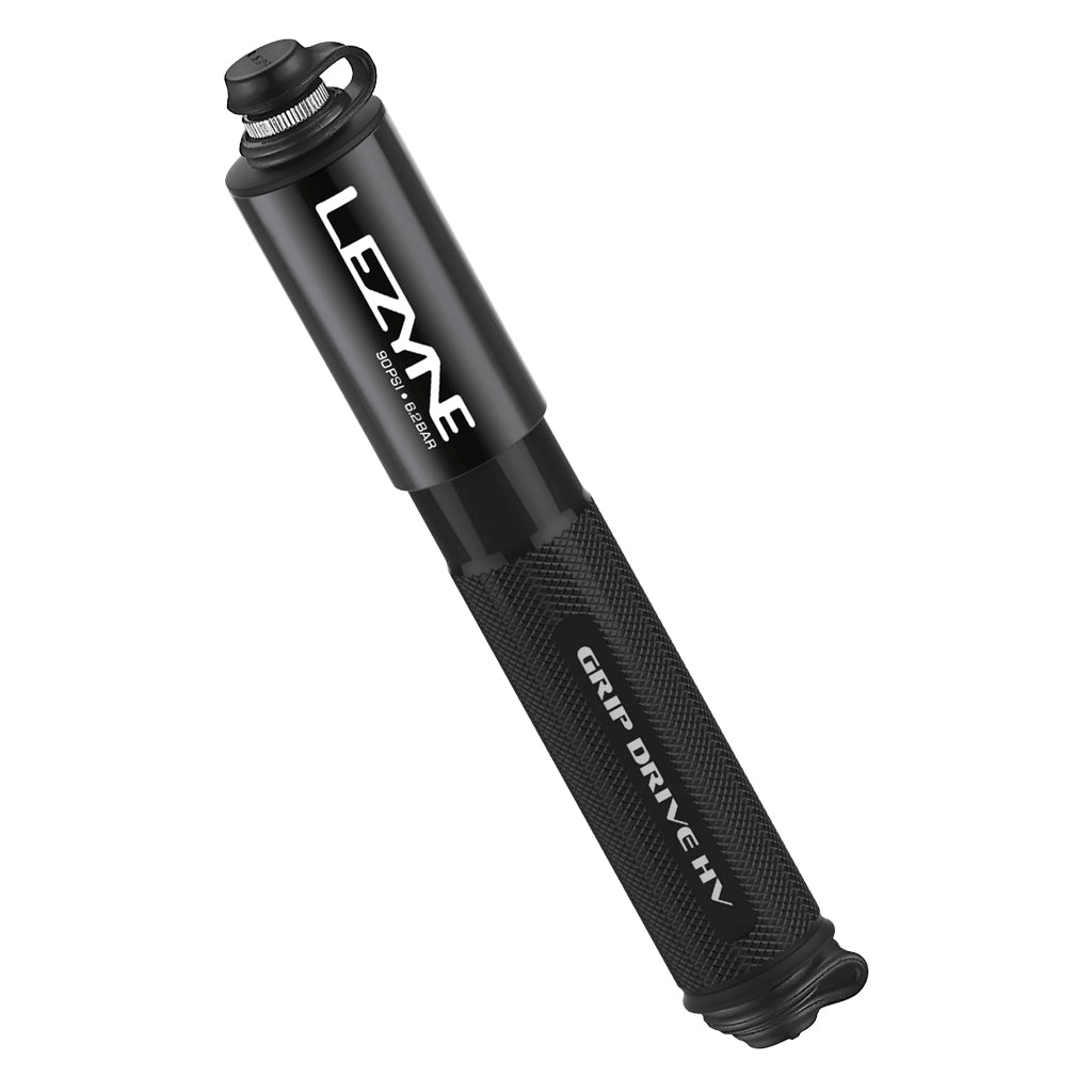 Lezyne Grip Drive HV Pump 90psi (Small 186mm) Accessories - Hand Pumps