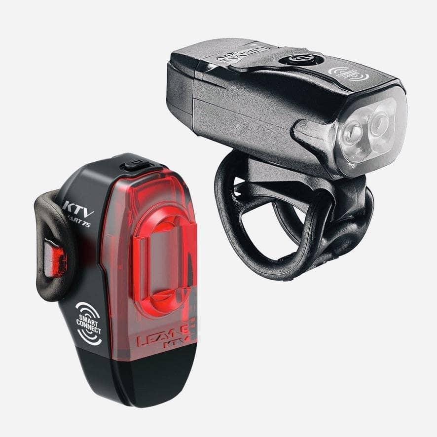 Lezyne KTV Drive Front and KTV Pro Smart Rear Light Set Black Lights