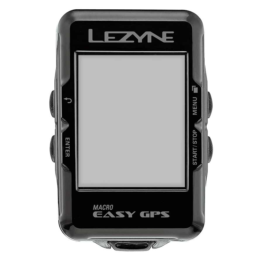 Lezyne Macro Easy GPS Lezyne, Macro Easy GPS, Computer, Speed, Cadence, HR, Black Computers