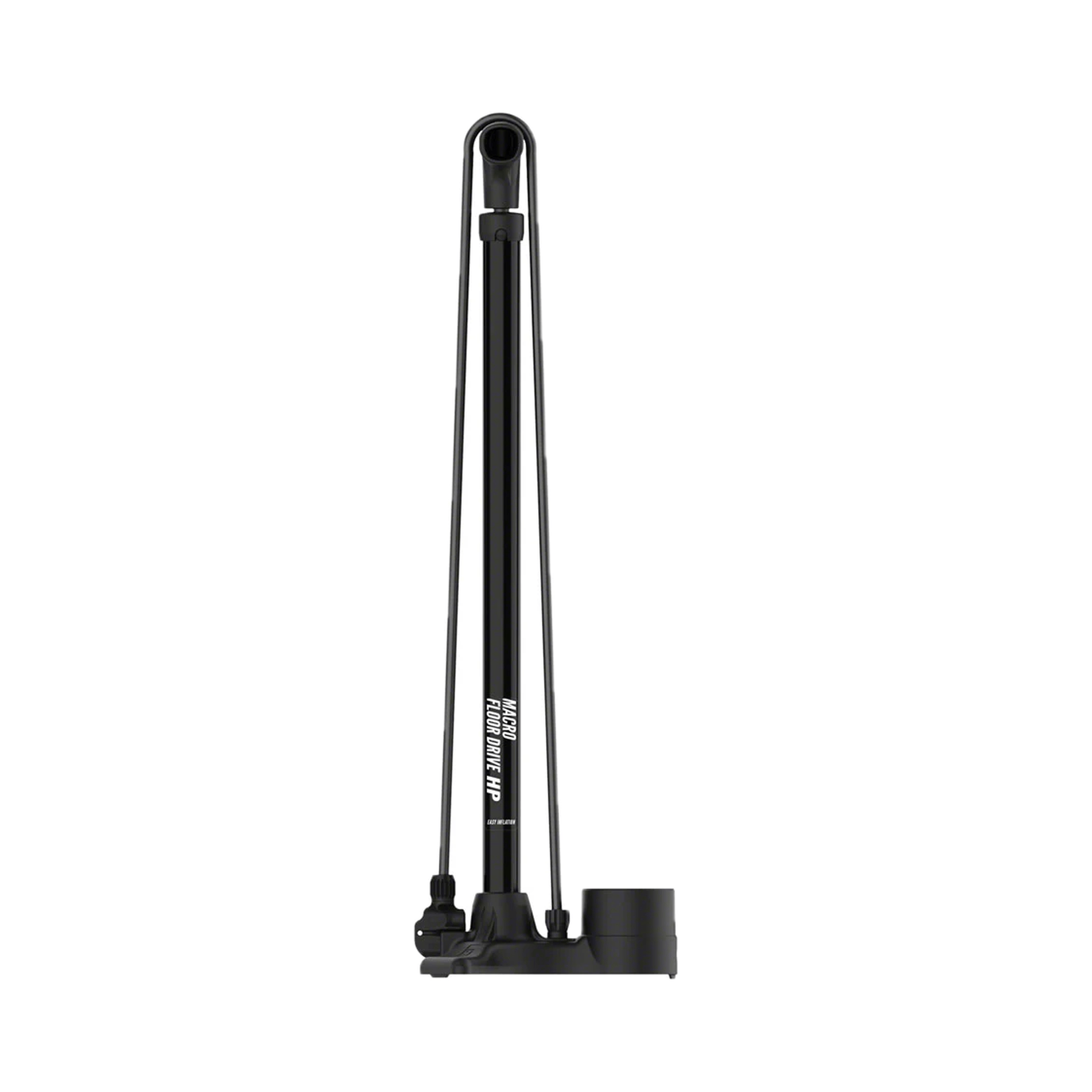 Lezyne, Macro Floor Drive, Floor Pump, Dual Valve Head, 220psi, Black Accessories - Pumps - Floor