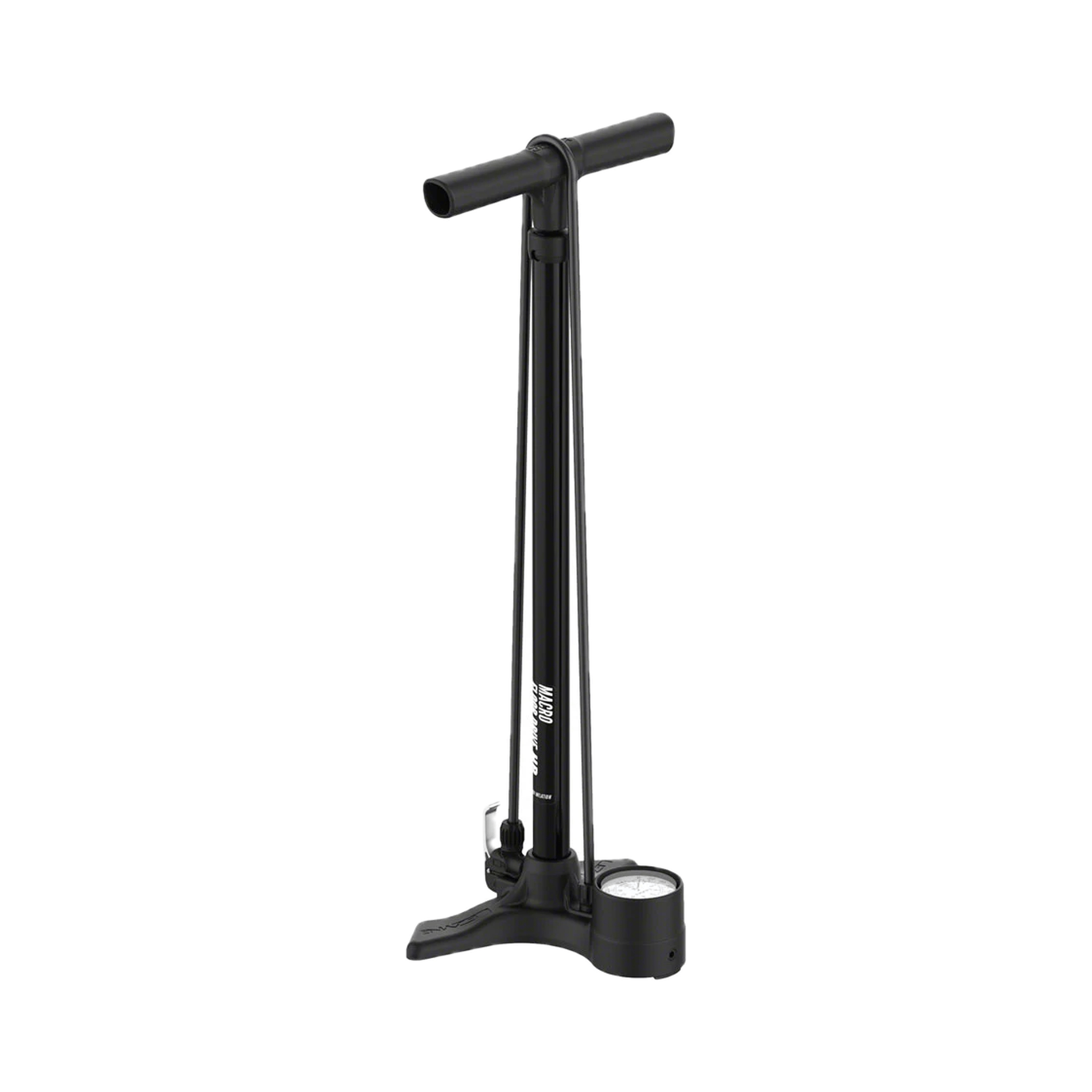 Lezyne, Macro Floor Drive, Floor Pump, Dual Valve Head, 220psi, Black Accessories - Pumps - Floor
