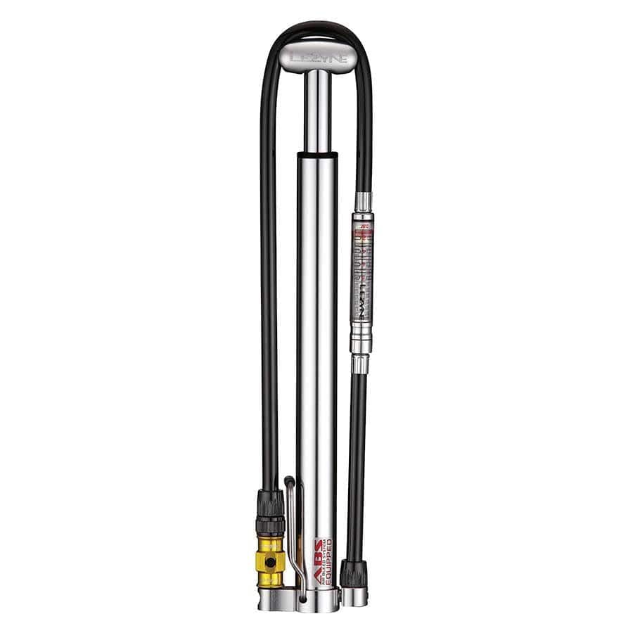 Lezyne Micro Floor Drive HP/HPG G, Pump, ABS flip chuck, 160psi, Silver, With Gauge Frame Pumps