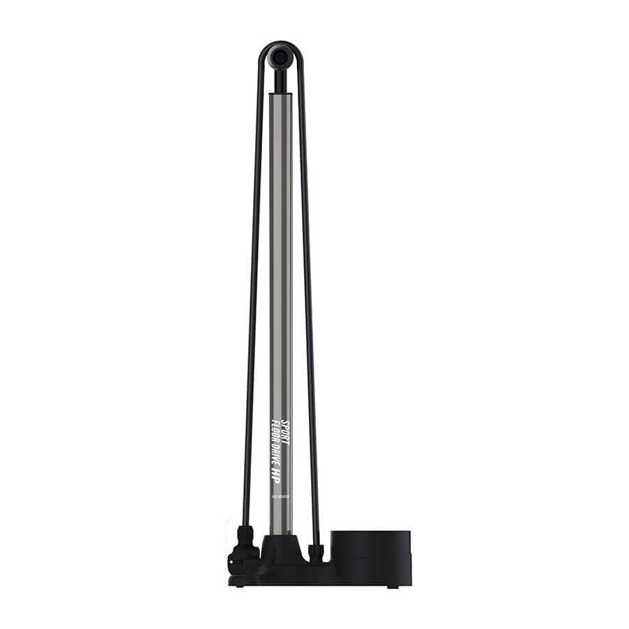 Lezyne Sport Floor Drive Floor Pump Grey,  ABS-1 Pro Chuck, 220psi Lezyne, Sport Floor Drive, Floor Pump, Dual Valve Head, 220psi, Grey Accessories - Pumps - Floor