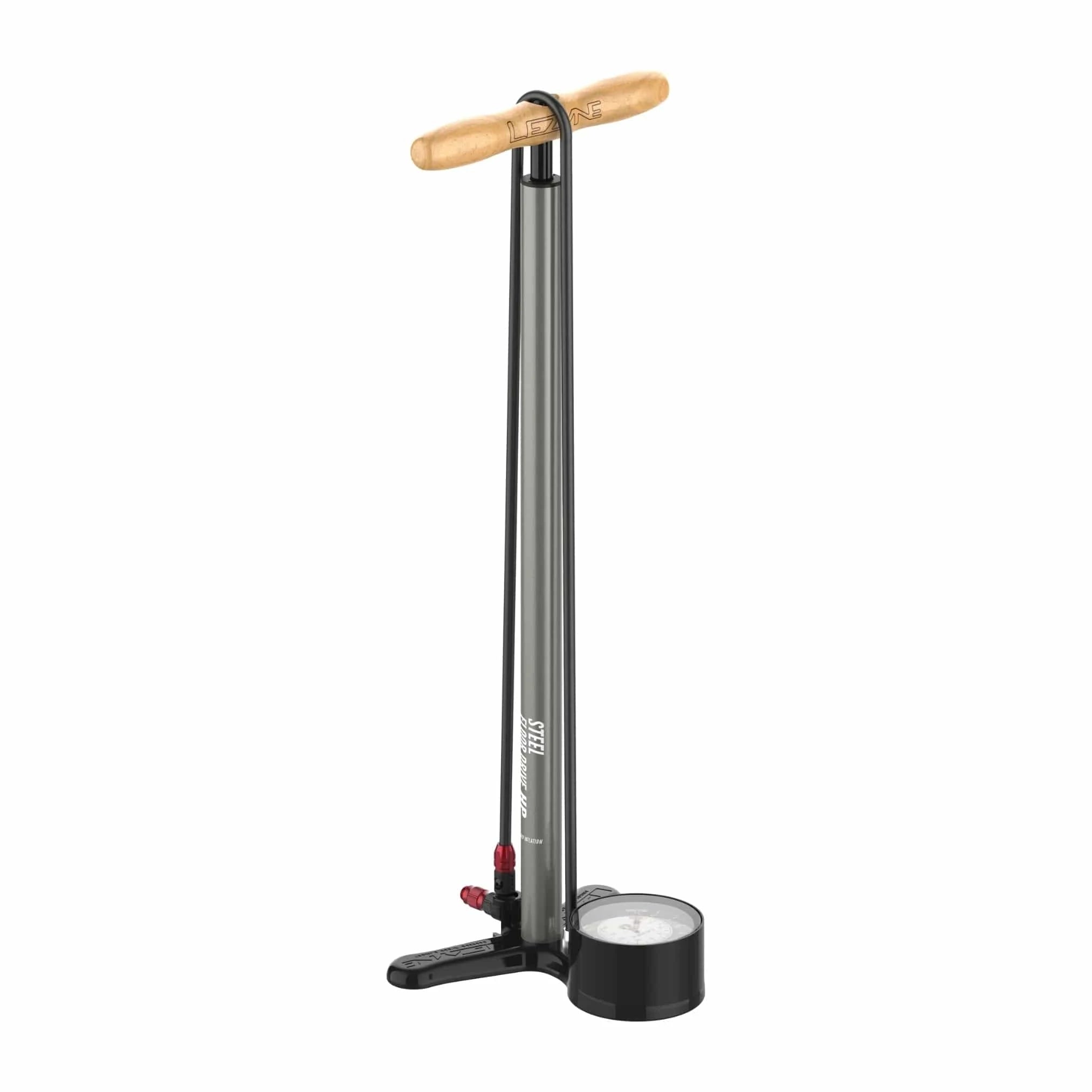 Lezyne Steel Floor Drive Floor Pump ABS-1 Pro Grey Accessories - Pumps