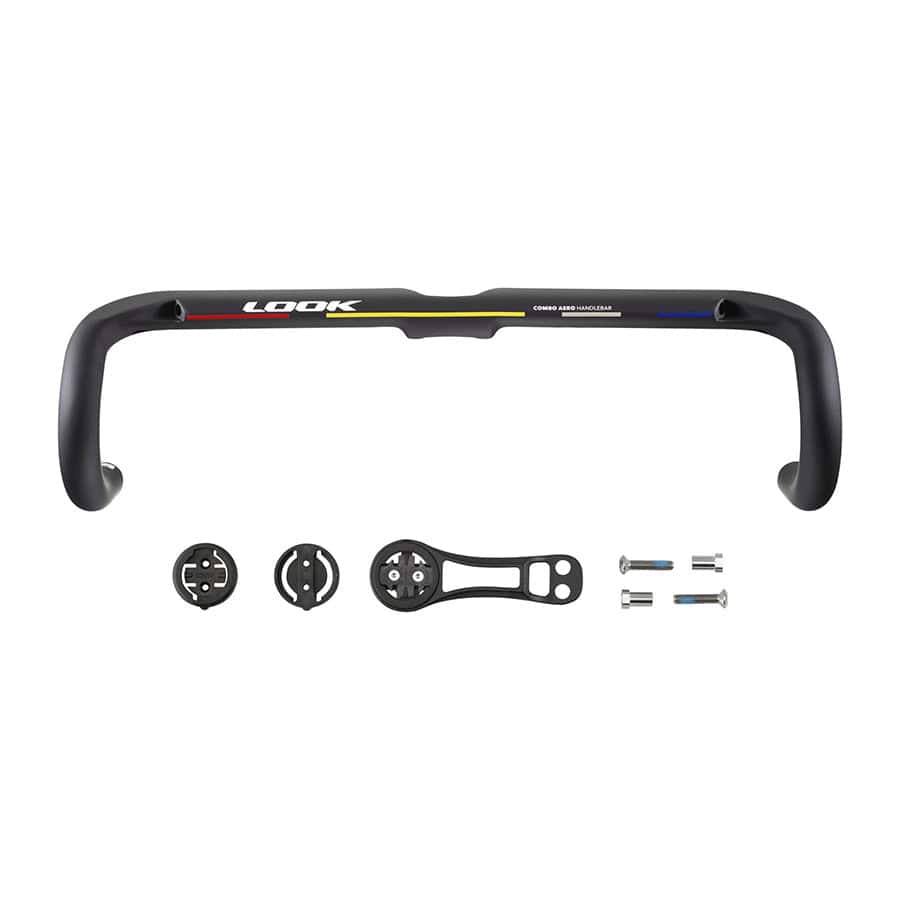 Look Combo Aero 380mm, Black Road / Drop Handlebars