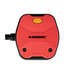 Look Geo City Grip Red, Pair Platform Pedals