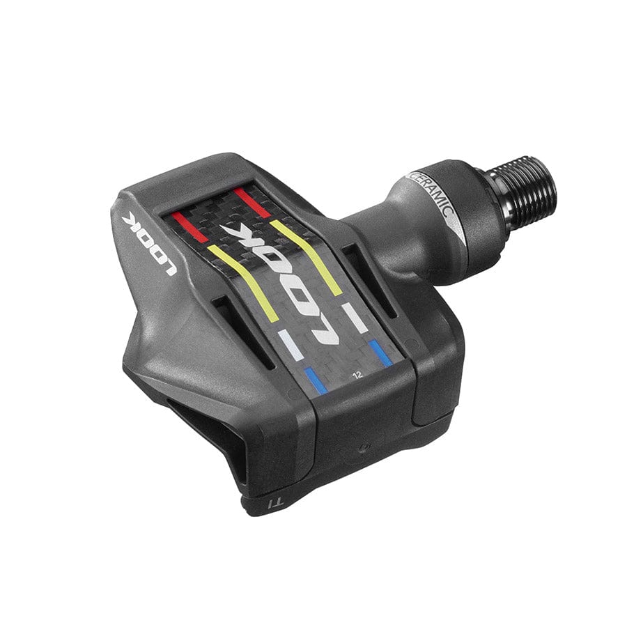 Look Keo Blade Ti Ceramic 12 - 56MM Look, Keo Blade Ti Ceramic 12 - 56MM, Pedals, Body: Carbon, Spindle: Titanium, 9/16'', Black, Pair Clipless Road Pedals