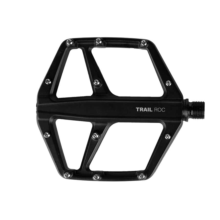 Look Trail Roc Look, Trail Roc, Platform Pedals, Body: Aluminum, 9/16'', Black, Pair Platform Pedals