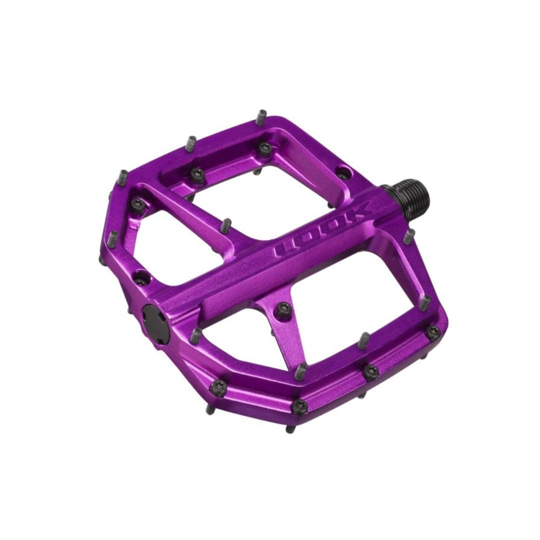 Look Trail Roc Plus Look, Trail Roc Plus, Platform Pedals, Body: Aluminum, Spindle: Cr-Mo, 9/16'', Purple, Pair Platform Pedals