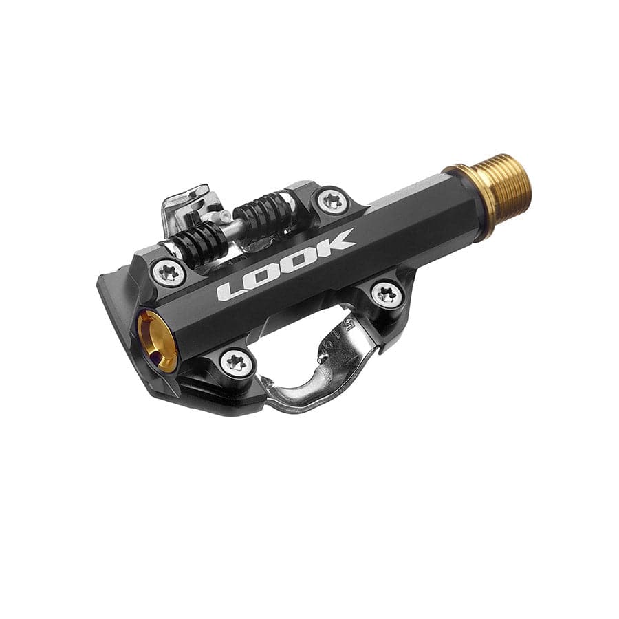 Look X-One-G Ti Look, X-One-G Ti, Pedals, Body: Aluminum, Spindle: Titanium, 9/16'', Black, Pair Clipless Road Pedals