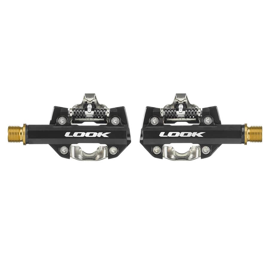 Look X-One-G Ti Look, X-One-G Ti, Pedals, Body: Aluminum, Spindle: Titanium, 9/16'', Black, Pair Clipless Road Pedals