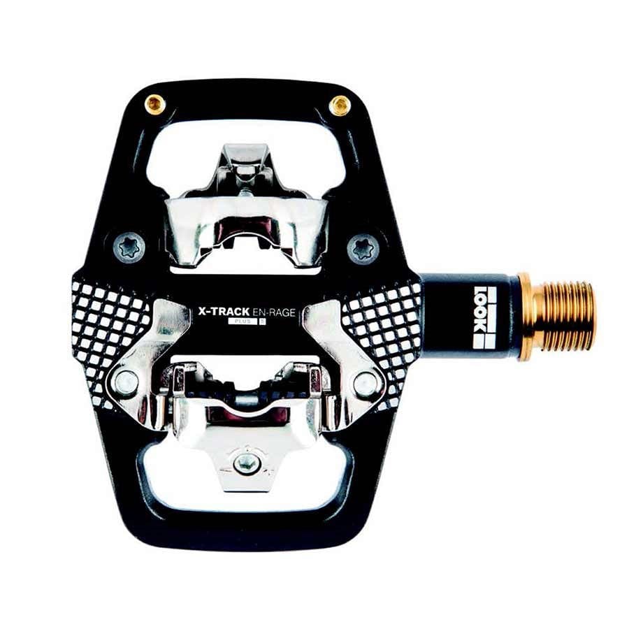 Look X-TRACK EN-RAGE + Ti Look, X-TRACK EN-RAGE+Ti, Pedals, Body: Aluminum, Spindle: Titanium, Black, Pair Clipless MTB Pedals