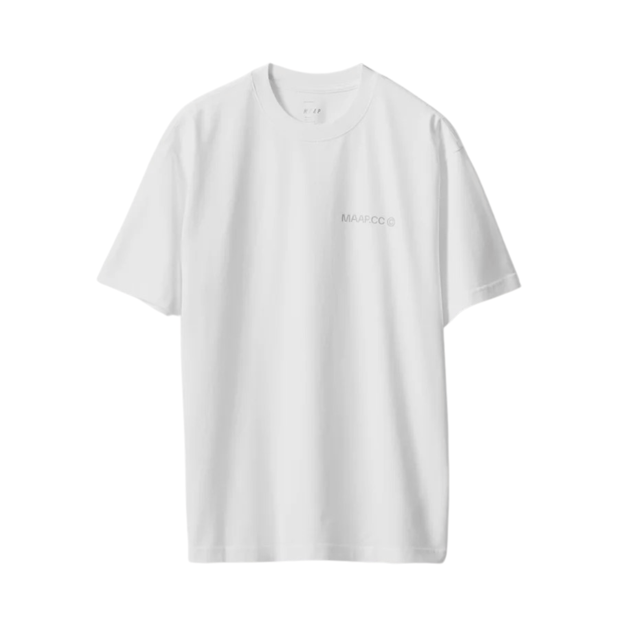 MAAP Men's Essentials CC Tee White/Icelandic Blue / XXS Apparel - Clothing - Unisex Casual - Tops