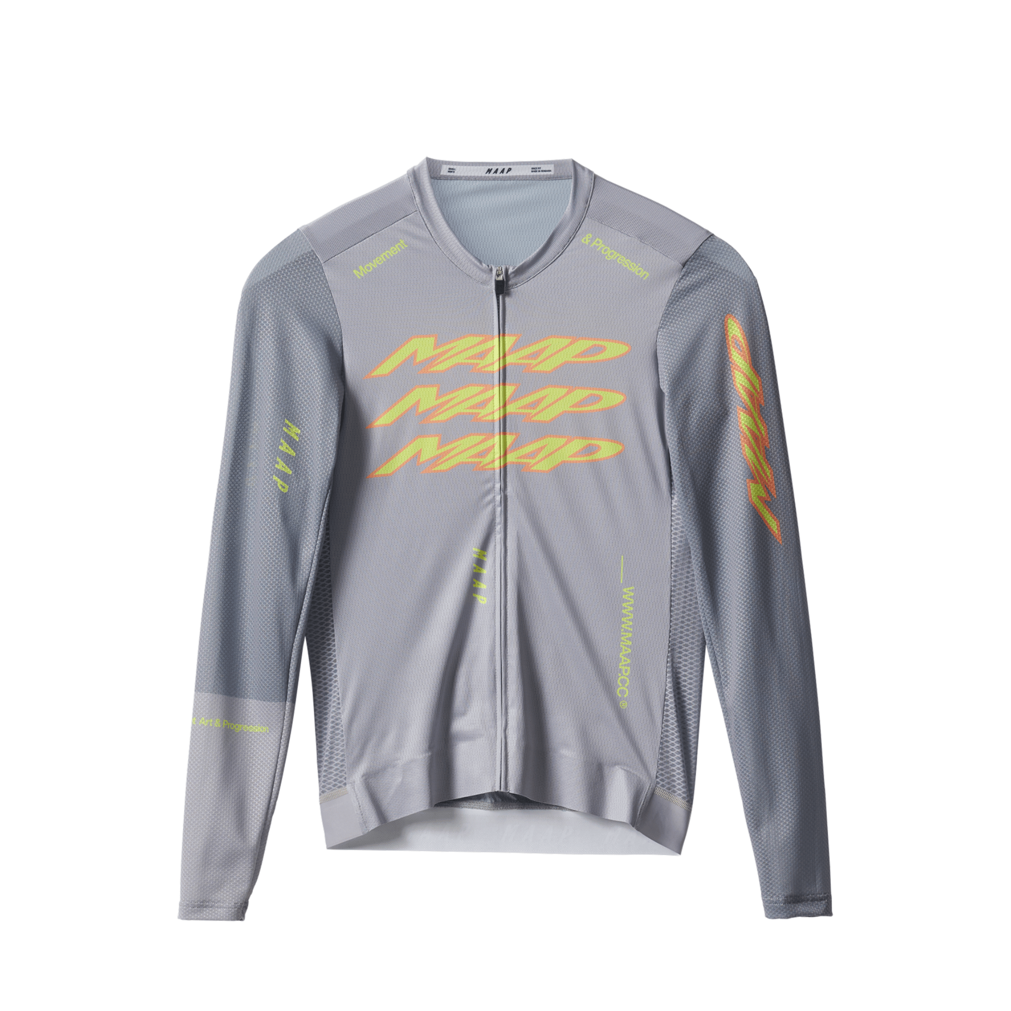 MAAP Men's Pulse Pro Air LS Jersey 3.0 Platinum Grey / XXS Apparel - Clothing - Men's Jerseys - Road