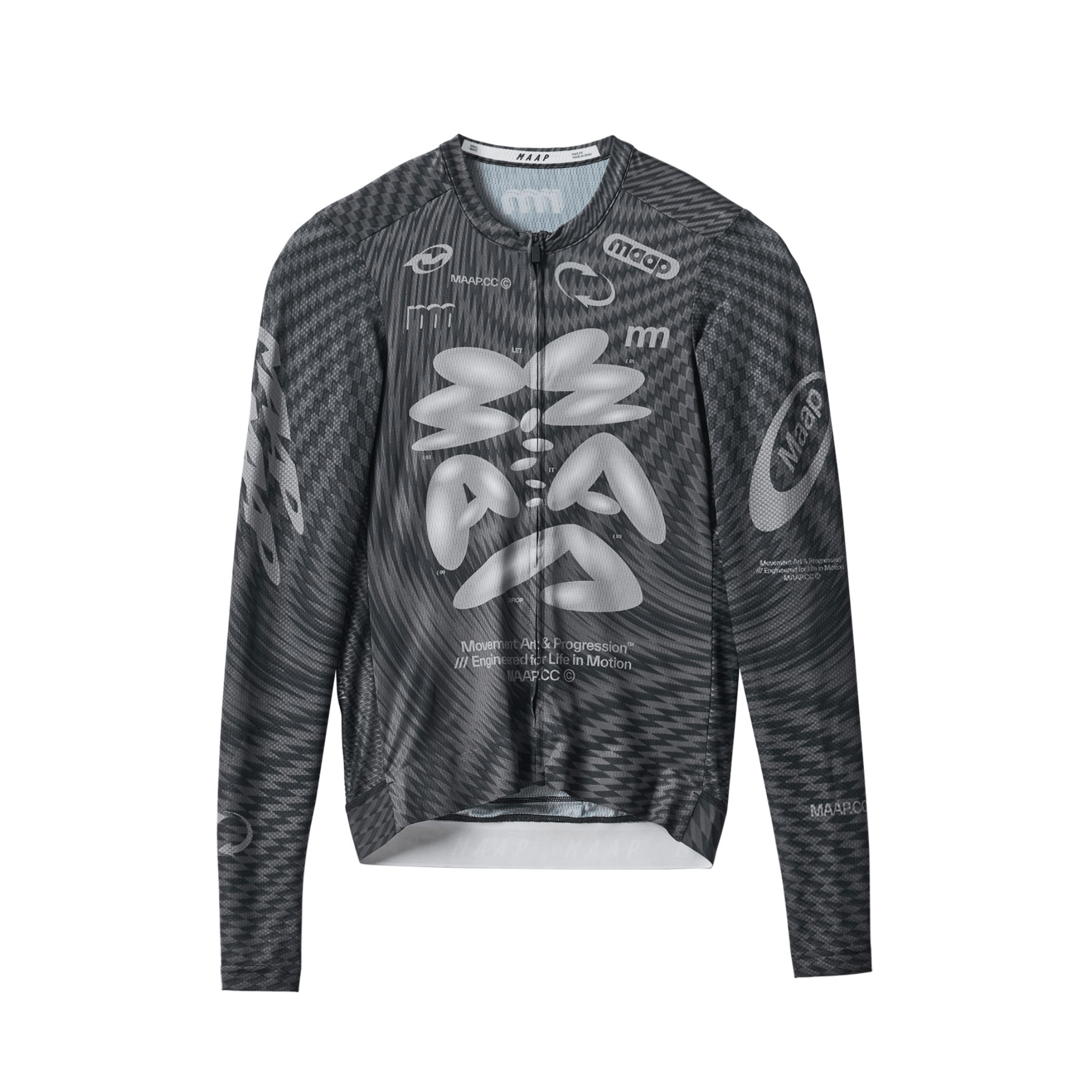 MAAP Men's Spectrum Pro Air LS Jersey 3.0 Carbon Black / XXS Apparel - Clothing - Men's Jerseys - Road