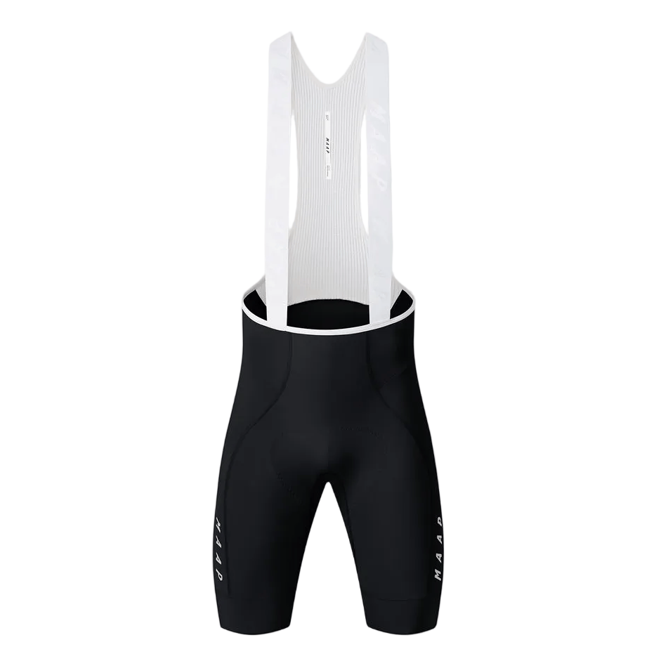 MAAP Men's Team Bib Evo Black/White / XXS Apparel - Clothing - Men's Bibs - Road - Bib Shorts