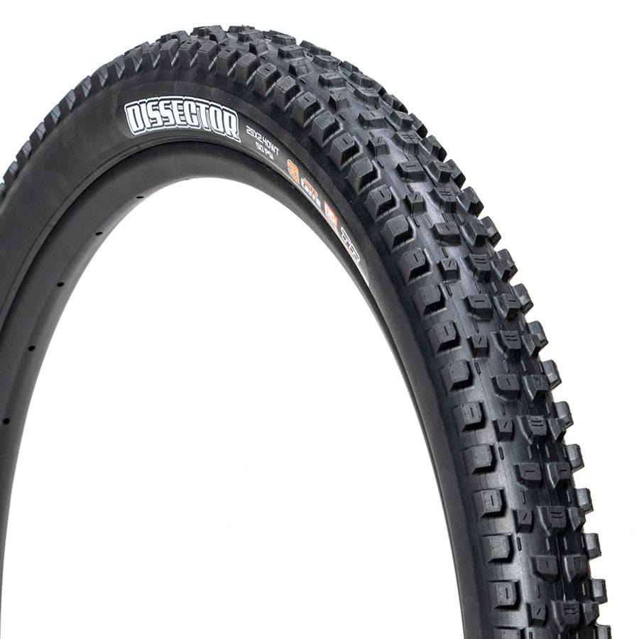 Maxxis Dissector II Double Down, 120x2TPI, Black Parts - Tires - Mountain