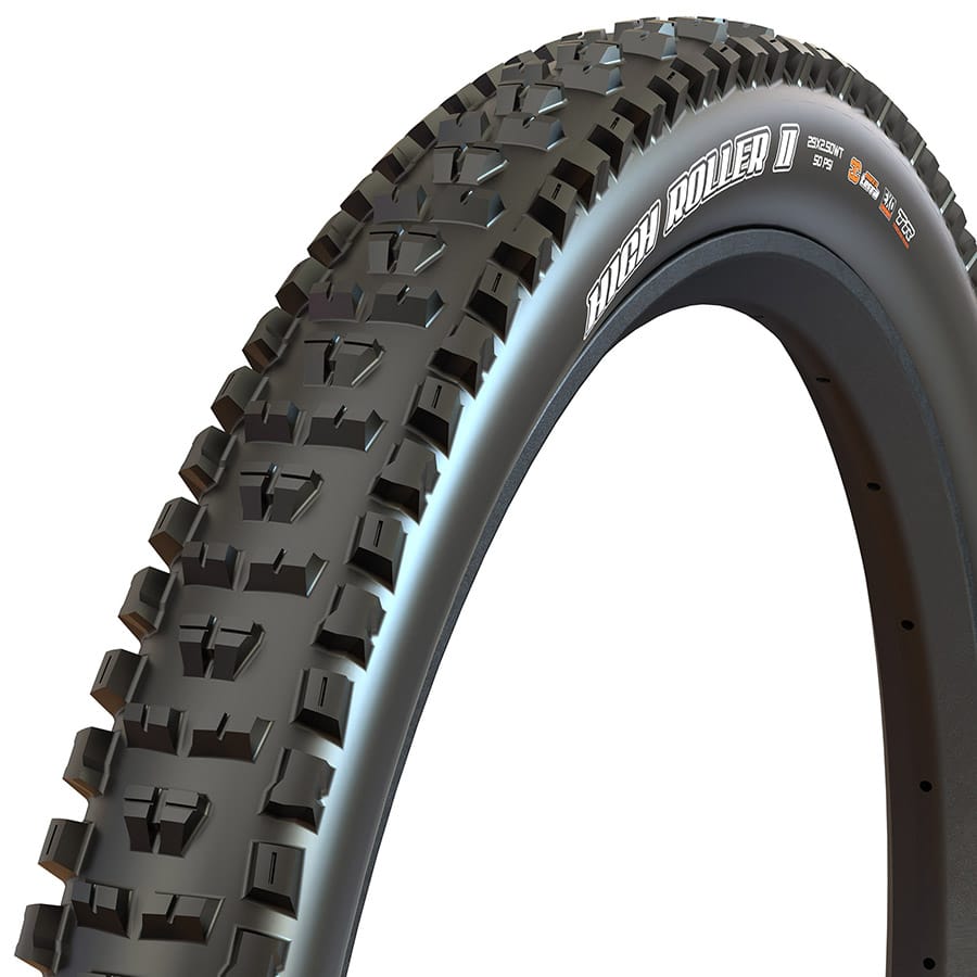 Maxxis High Roller II Maxxis, High Roller II, Mountain Tire, 26''x2.30, Folding, Tubeless Ready, Dual, EXO, 60TPI, Black Mountain Tires