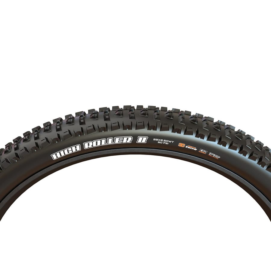 Maxxis High Roller II Maxxis, High Roller II, Mountain Tire, 26''x2.30, Folding, Tubeless Ready, Dual, EXO, 60TPI, Black Mountain Tires