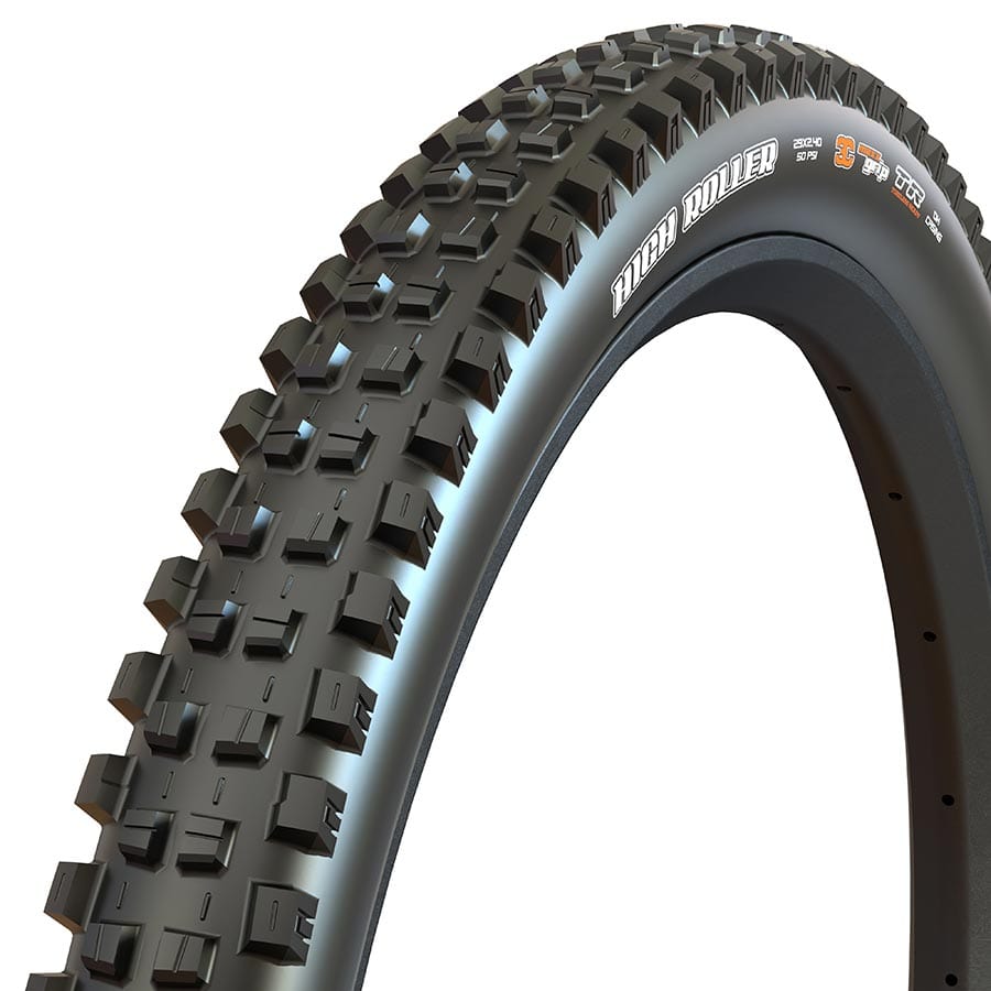 Maxxis High Roller III 27.5x2.40, Folding, Tubeless Ready, 3C Maxx Grip, 3CG/DH/TR, 60x2TPI, Black Mountain Tires