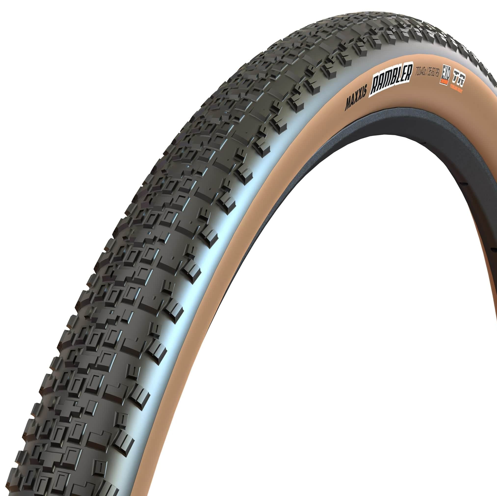 Maxxis Rambler TR HyperX EXO Tire 700x45mm Tanwall Parts - Tires - Gravel
