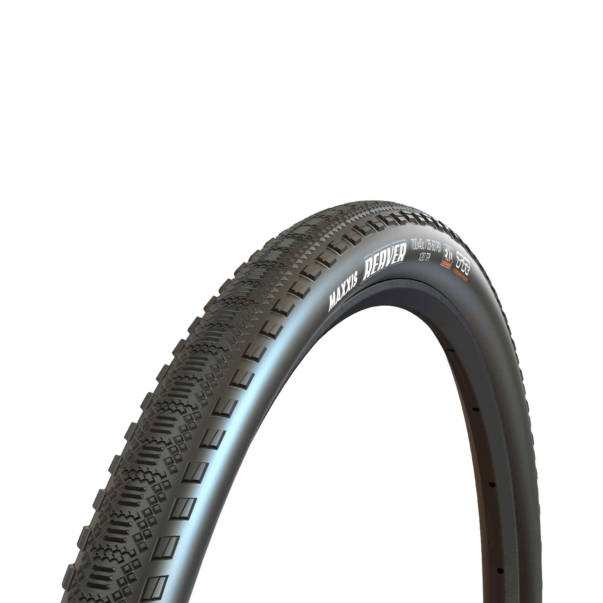 Maxxis Reaver TR HyprX EXO Tire Black / 700 x 45mm Parts - Tires - Gravel