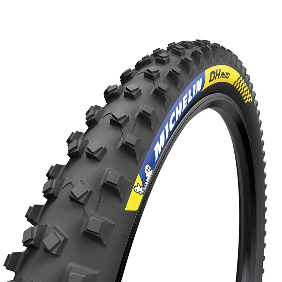 Michelin DH Mud 7.5''x2.40, Wire, Tubeless Ready, MAGI-X, Downhill Shield, 2x55TPI, Black / 275 Mountain Tires