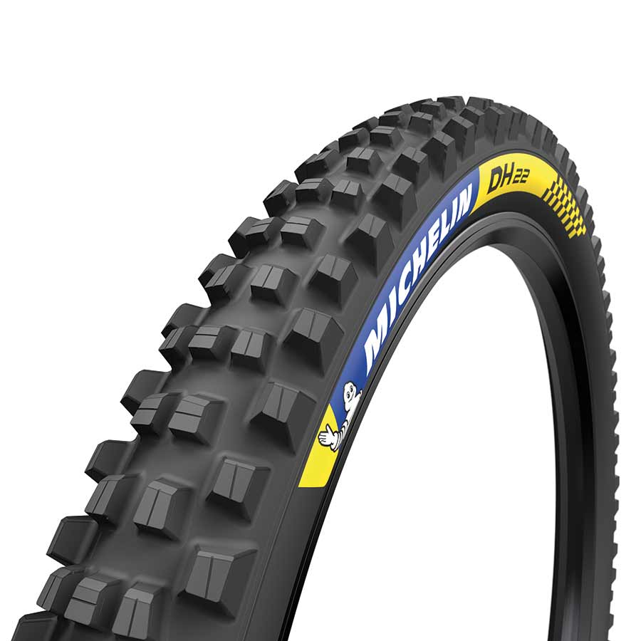 Michelin DH22 Michelin, DH22, Tire, 27.5''x2.40, Wire, Tubeless Ready, MAGI-X, Downhill Shield, 2x55TPI, Black Mountain Tires