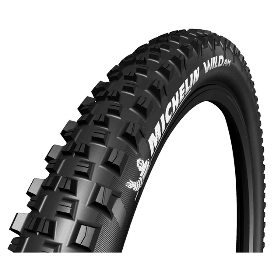 Michelin Wild AM Comp Michelin, Wild AM Comp, Tire, 27.5''x2.80, Folding, Tubeless Ready, GUM-X, 60TPI, Black Mountain Tires