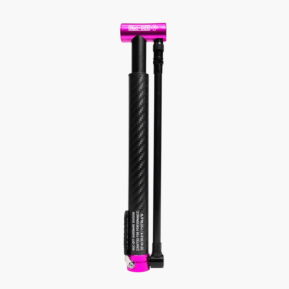 Muc-Off Airmach Carbon Muc-Off, Airmach Carbon, Pump, 295mm, 130psi, Aluminum, Black Frame Pumps