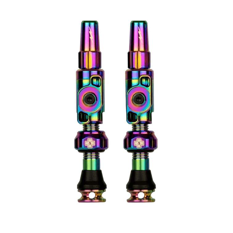 Muc-Off Big Bore Lite Tubeless Valve Presta 45mm Iridescent Parts - Valves