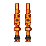 Muc-Off Big Bore Lite Tubeless Valve Presta 45mm Orange Parts - Valves