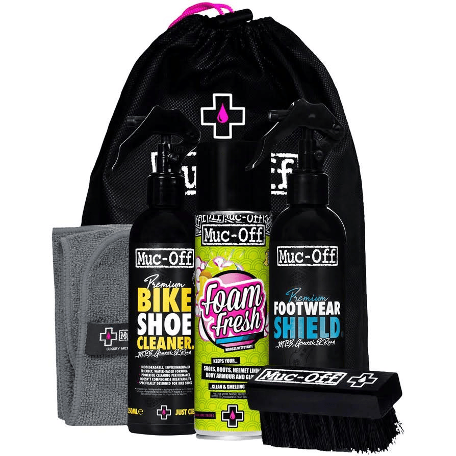 Muc-Off Bike Shoe Care Kit Accessories - Maintenance - Brushes & Cloths