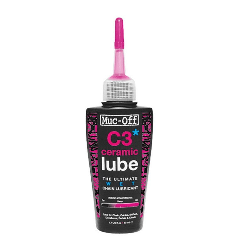 Muc-Off C3 Wet Ceramic Chain Lubricant 120mL Accessories - Maintenance - Chain Lube